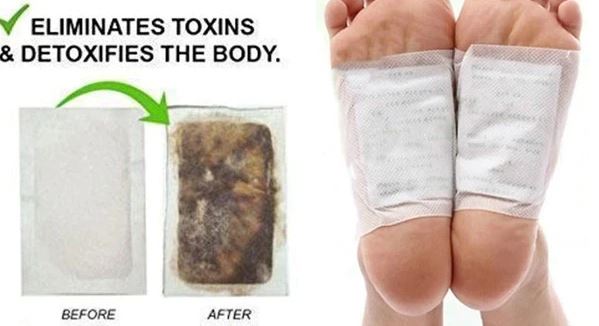 Why do detox foot pads turn black?